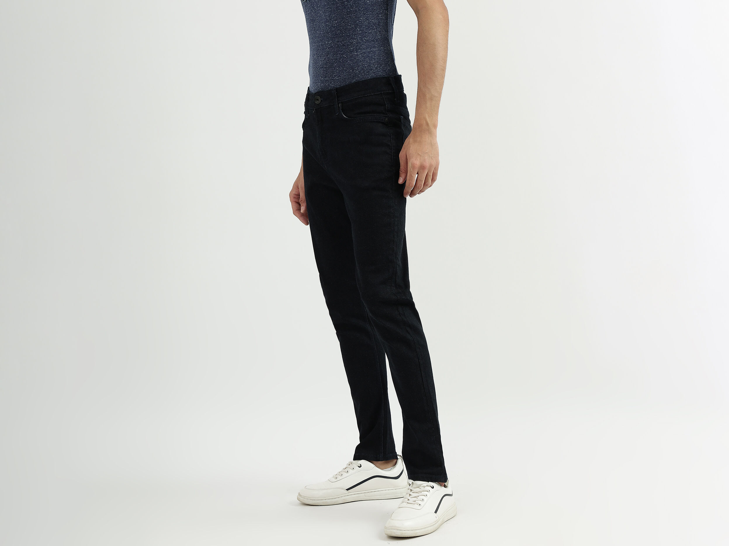 MAX Men's Slim Jeans (NOOSDGCPRM02BLACK_Black : Amazon.in: Fashion